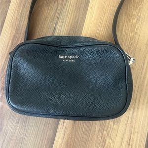 Kate Spade Black Pebbled Leather Crossbody Bag